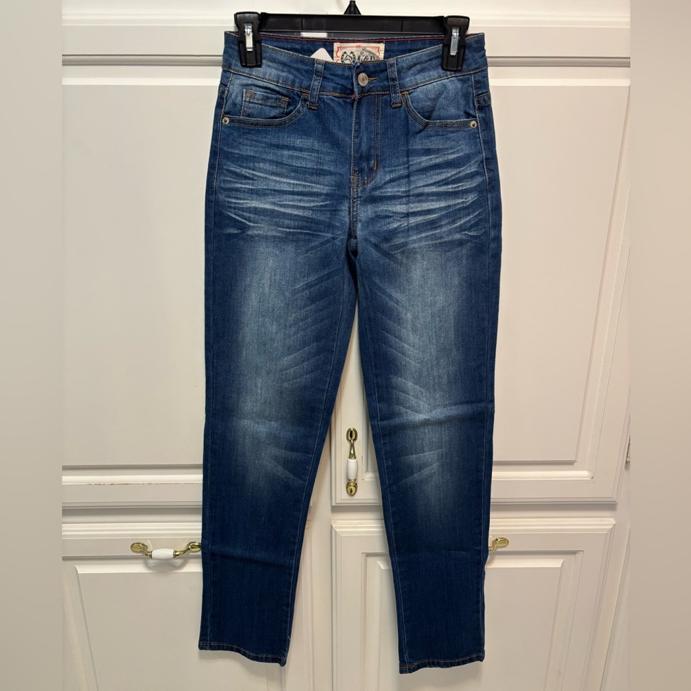 L&B Rockin’ These Blue Straight Leg Jeans New With Tags Women’s Size 4